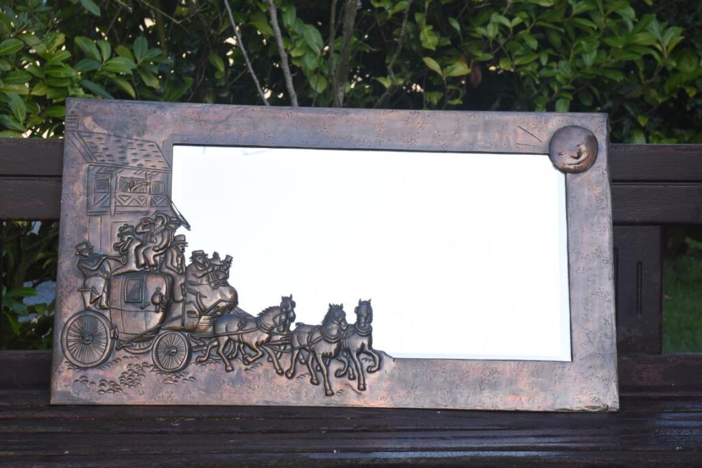 English arts and Crafts Mirror