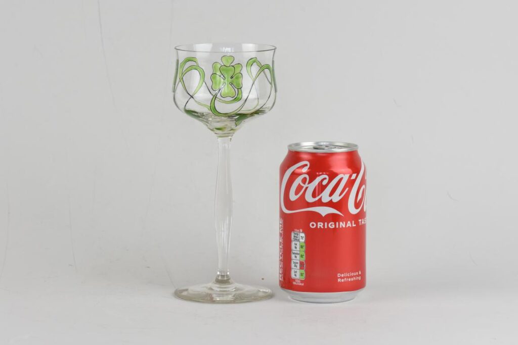 Secessionist german wine glass