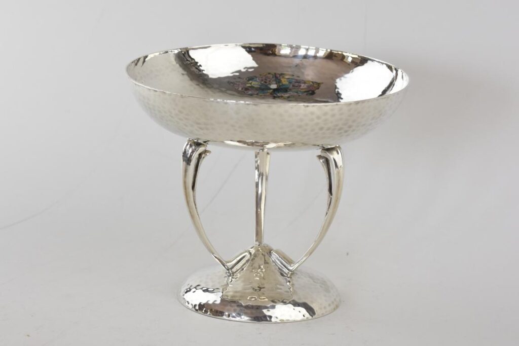 English Arts and Crafts hammered silver